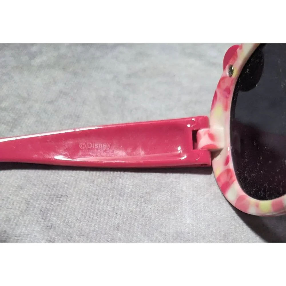 Kids Pink And Yellow Minnie Mouse Sunglasses